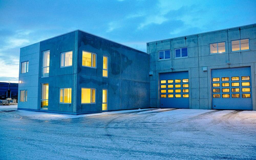 Fasade til Nordvik Last og Buss i Tromsø