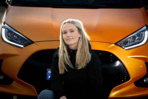 Lykken er en oransje Yaris